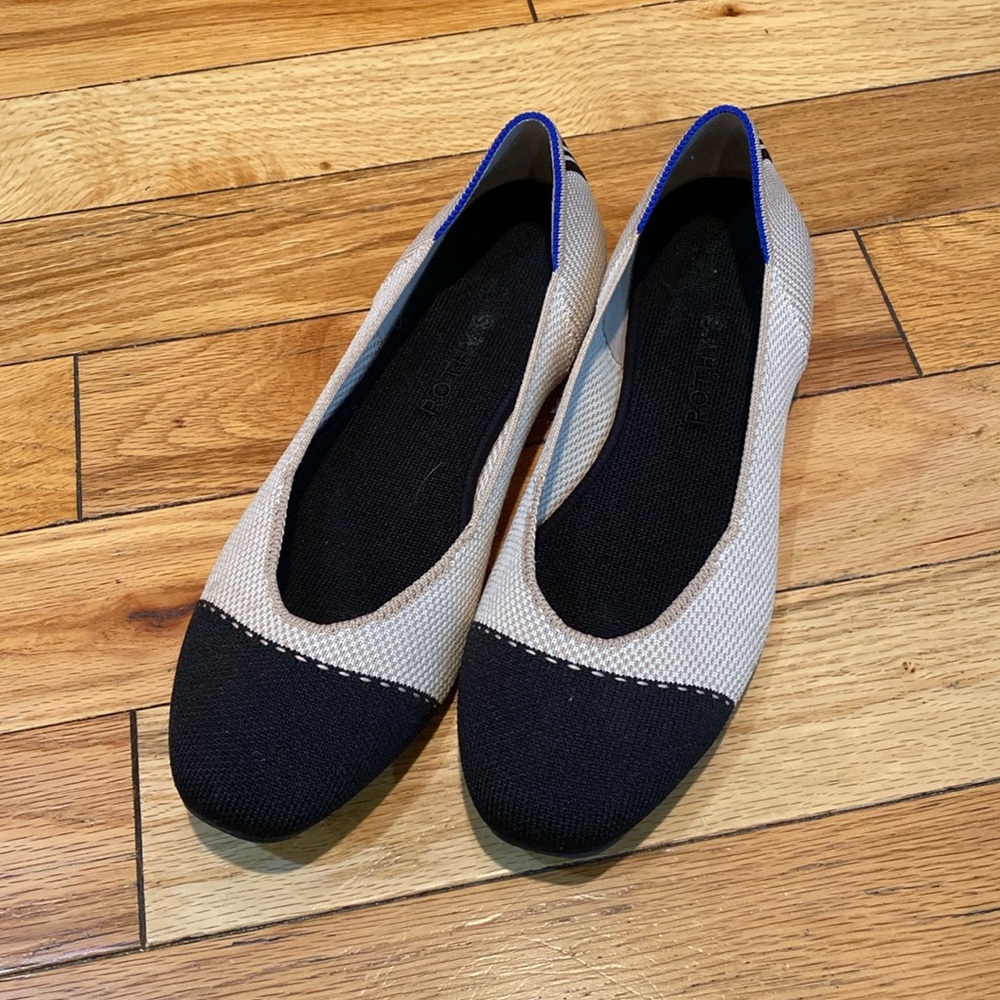 Rothy’s Square Toe Flats, size 10.